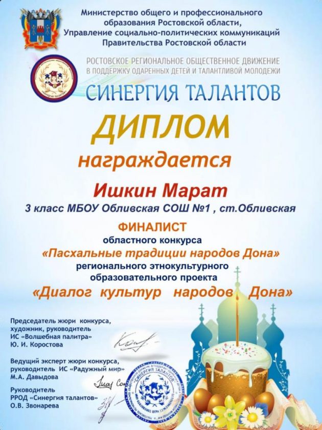 «Пасхальные традиции народов Дона»