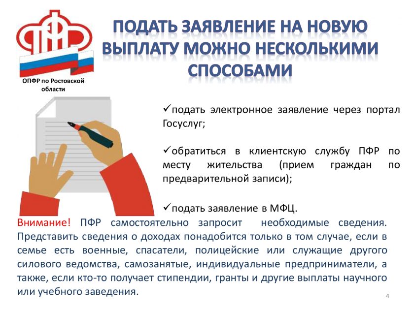 ОПФР по Ростовской области информирует