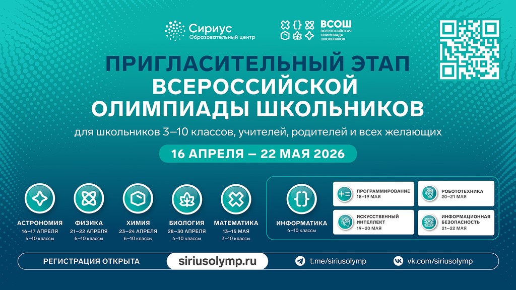 Вы сейчас просматриваете Пригласительный этап ВсОШ